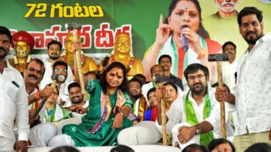 Kavitha Ends 72-Hour Hunger Strike After Police Denial