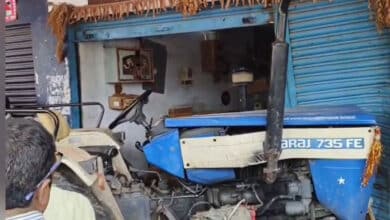 Tractor Loses Control in Yadadri Bhongir, Crashes into Workshop; Woman Seriously Injured